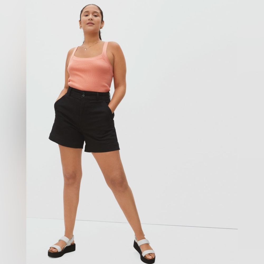 NWT Everlane The Way-High® Canvas Twill Short